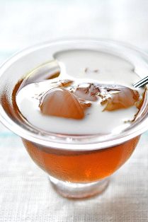ほうじ茶ゼリーの写真